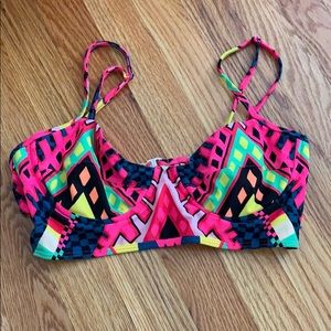 Mara Hoffman Tribal Print Swim Top